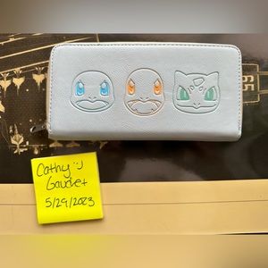 EUC Game Stop (exclusive?) Pokémon starters Loungefly wallet
